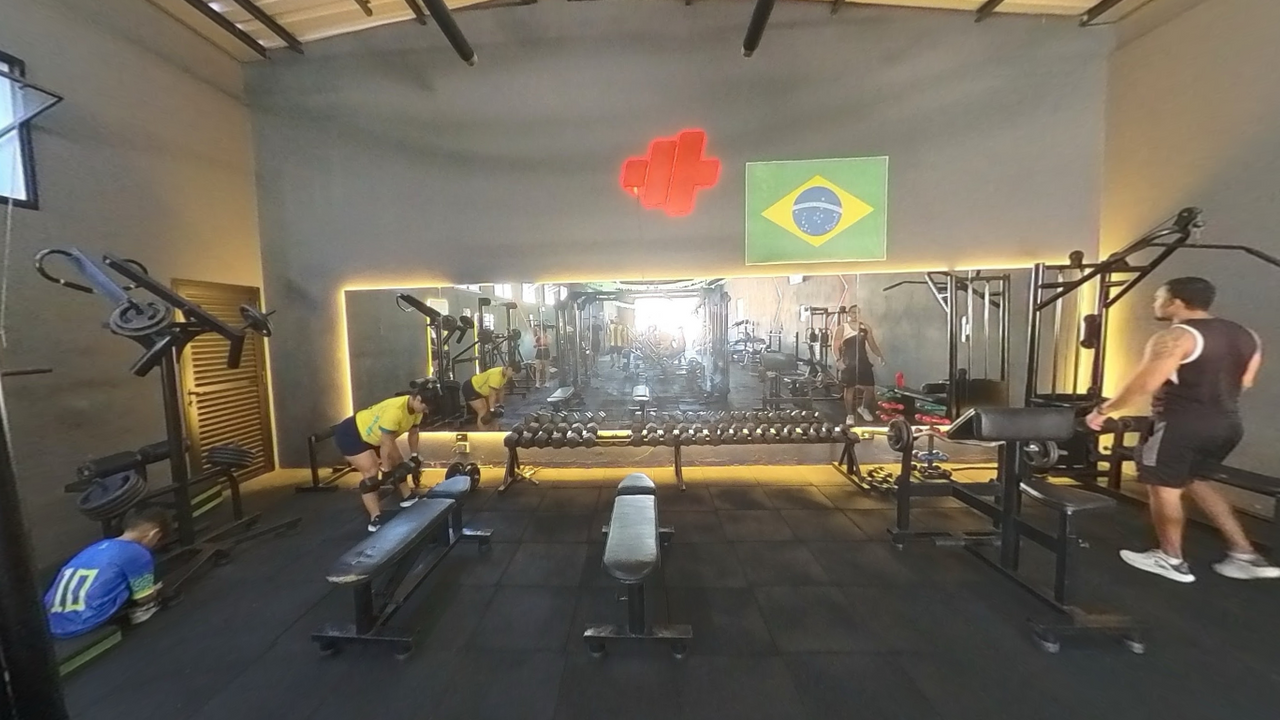 Imagem da estrutura da academia