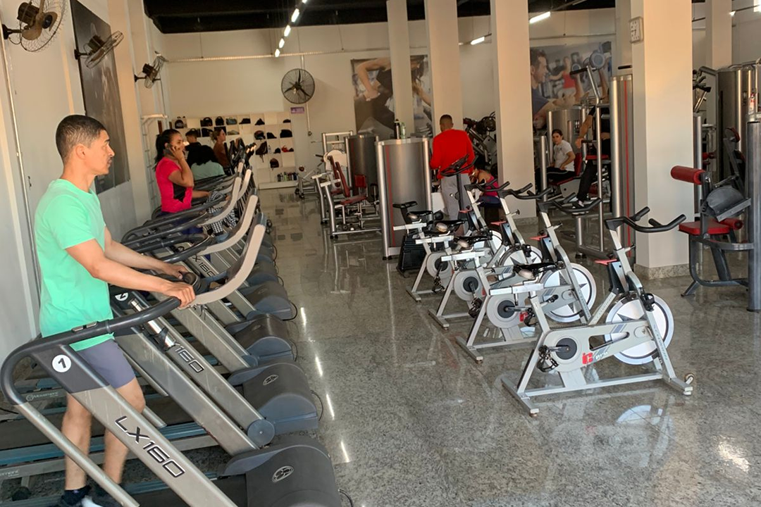 Imagem da estrutura da academia