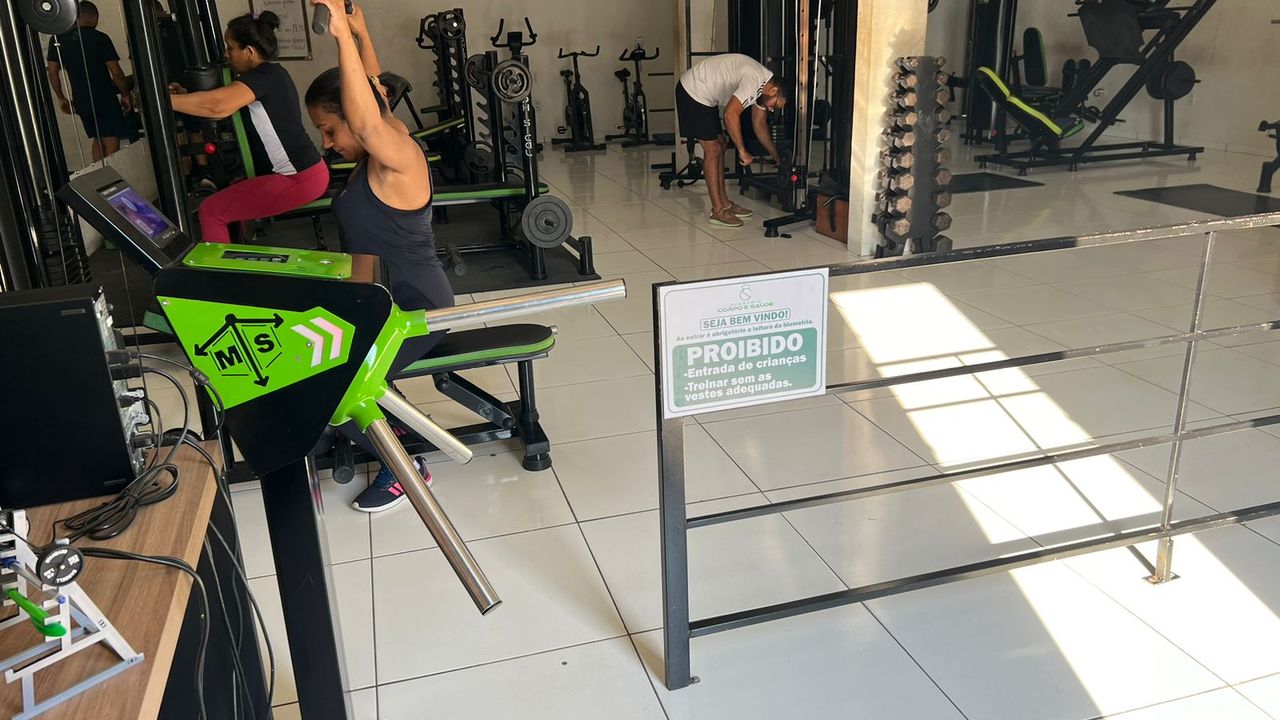 Imagem da estrutura da academia