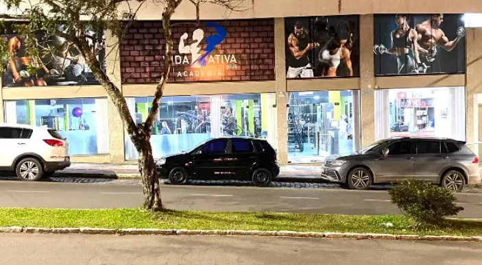 Imagem da estrutura da academia