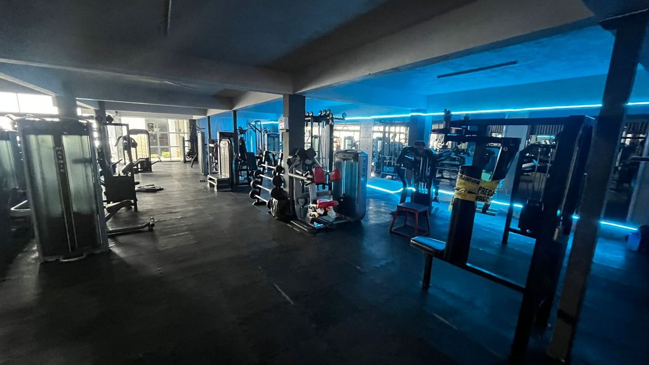 Imagem da estrutura da academia