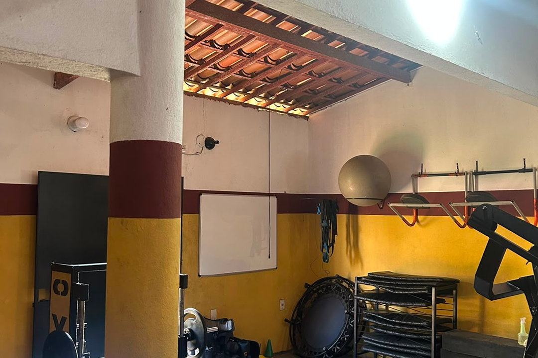 Imagem da estrutura da academia