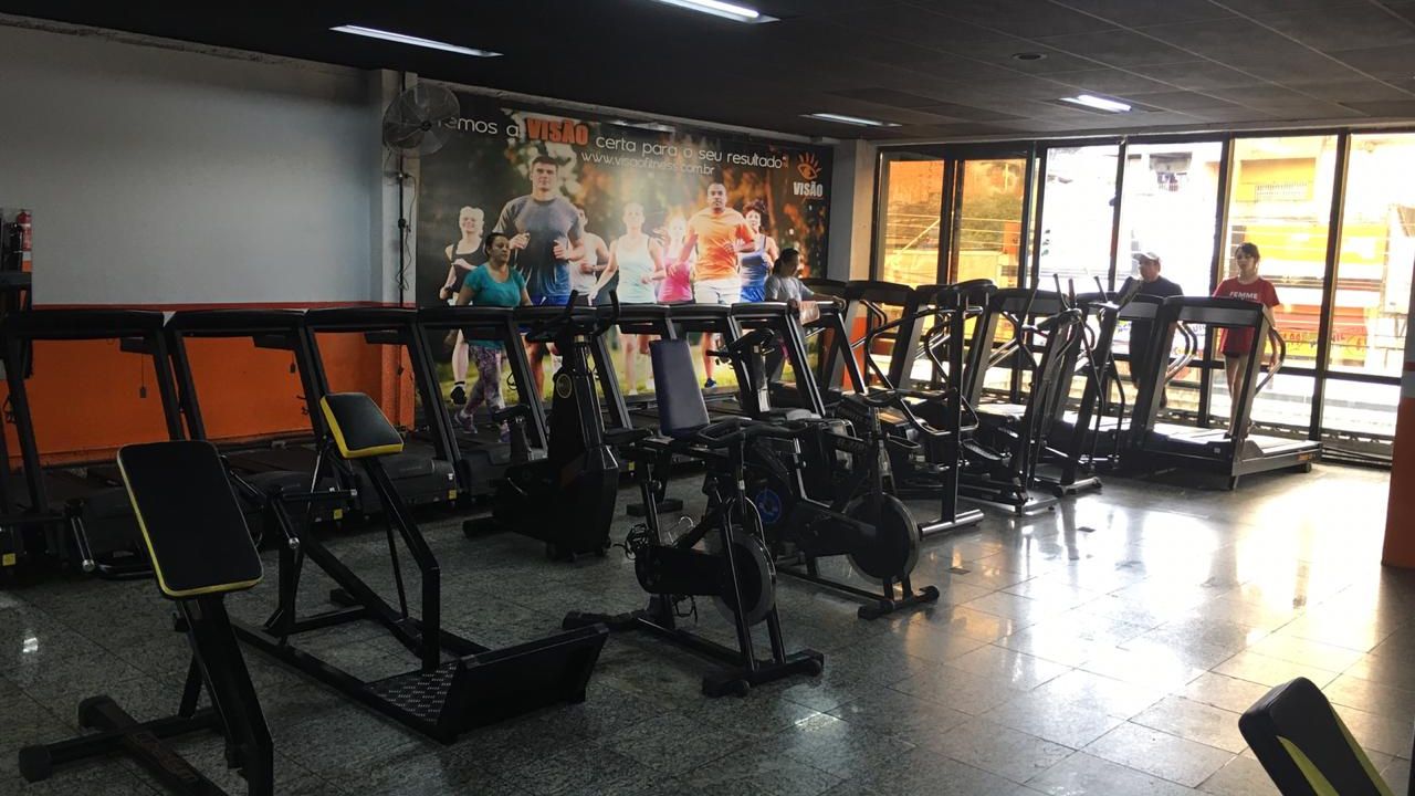 Imagem da estrutura da academia