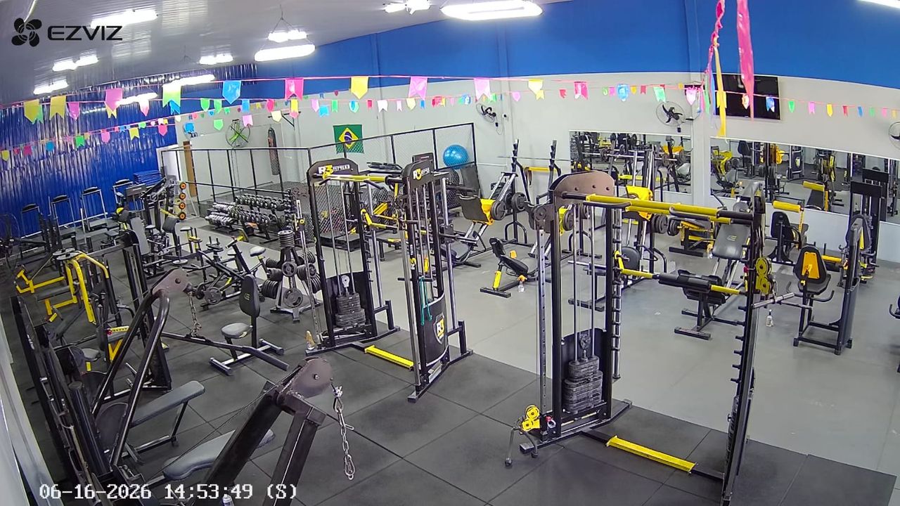 Imagem da estrutura da academia