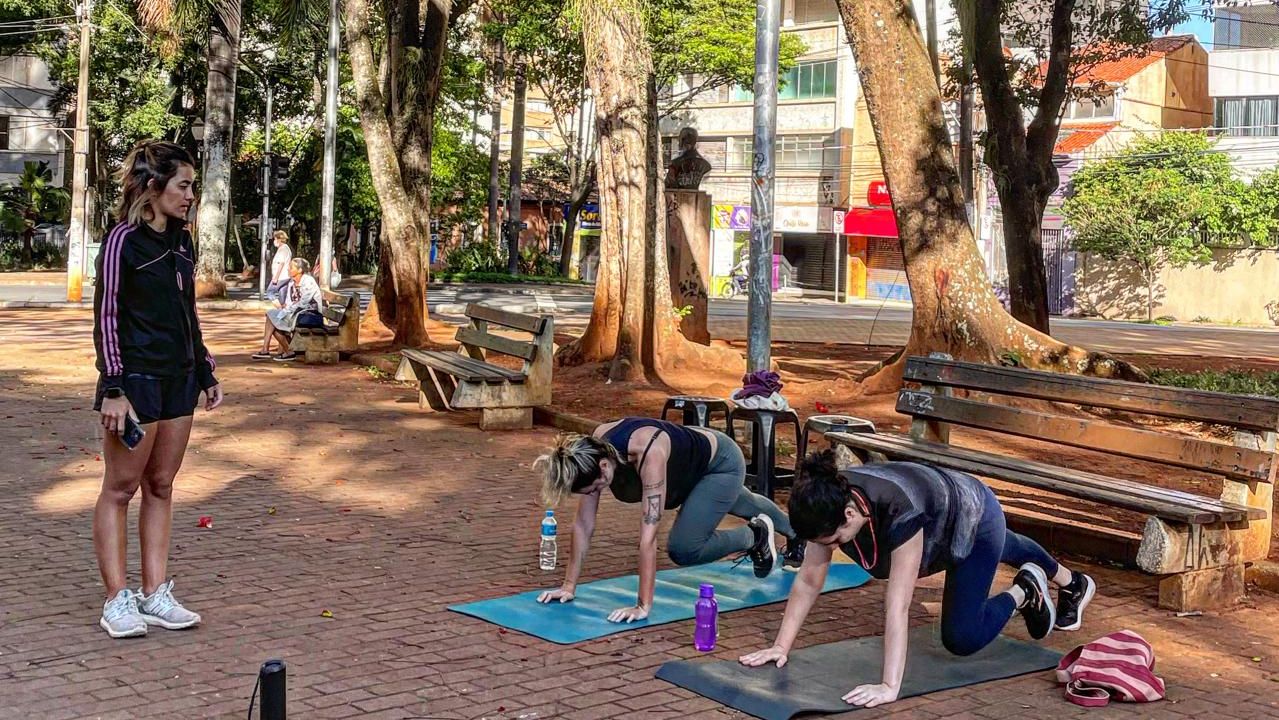 Imagem da estrutura da academia