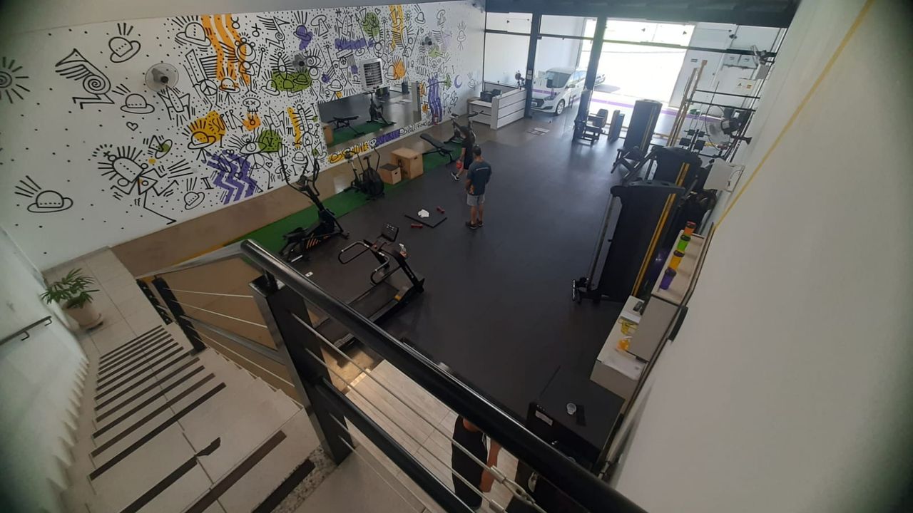 Imagem da estrutura da academia