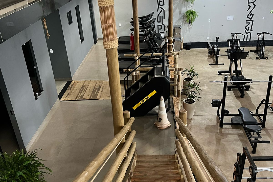 Imagem da estrutura da academia