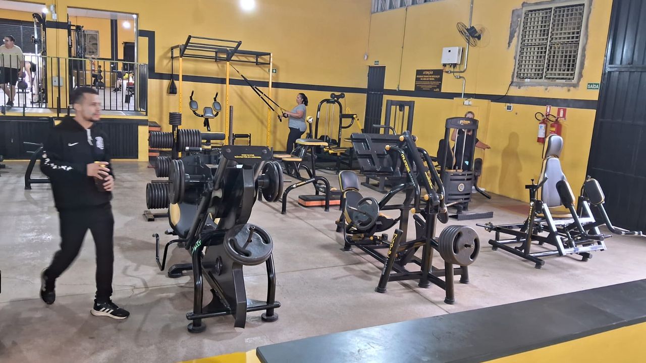 Imagem da estrutura da academia