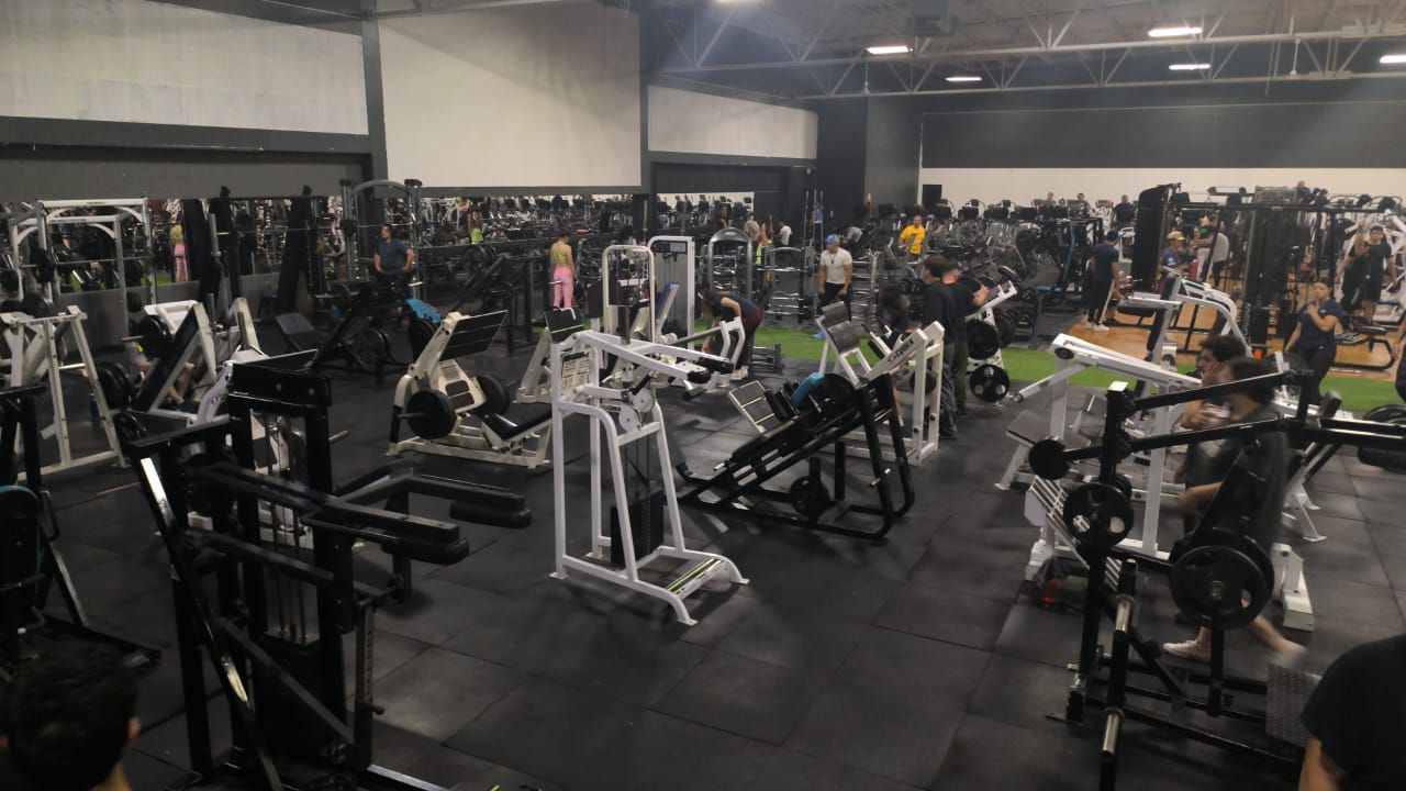 Imagem da estrutura da academia