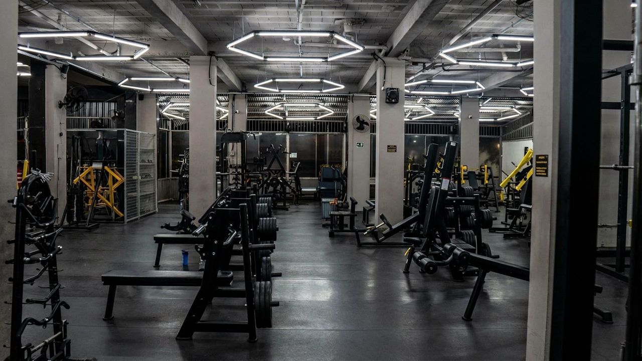 Imagem da estrutura da academia