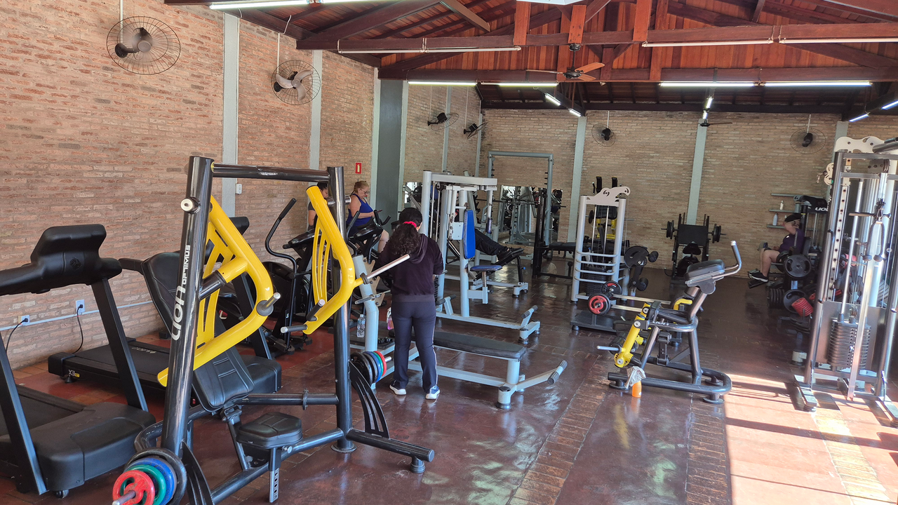 Imagem da estrutura da academia