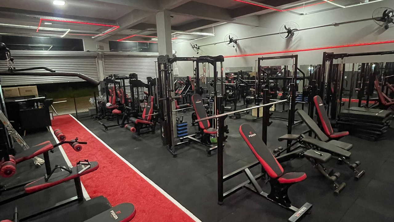 Imagem da estrutura da academia