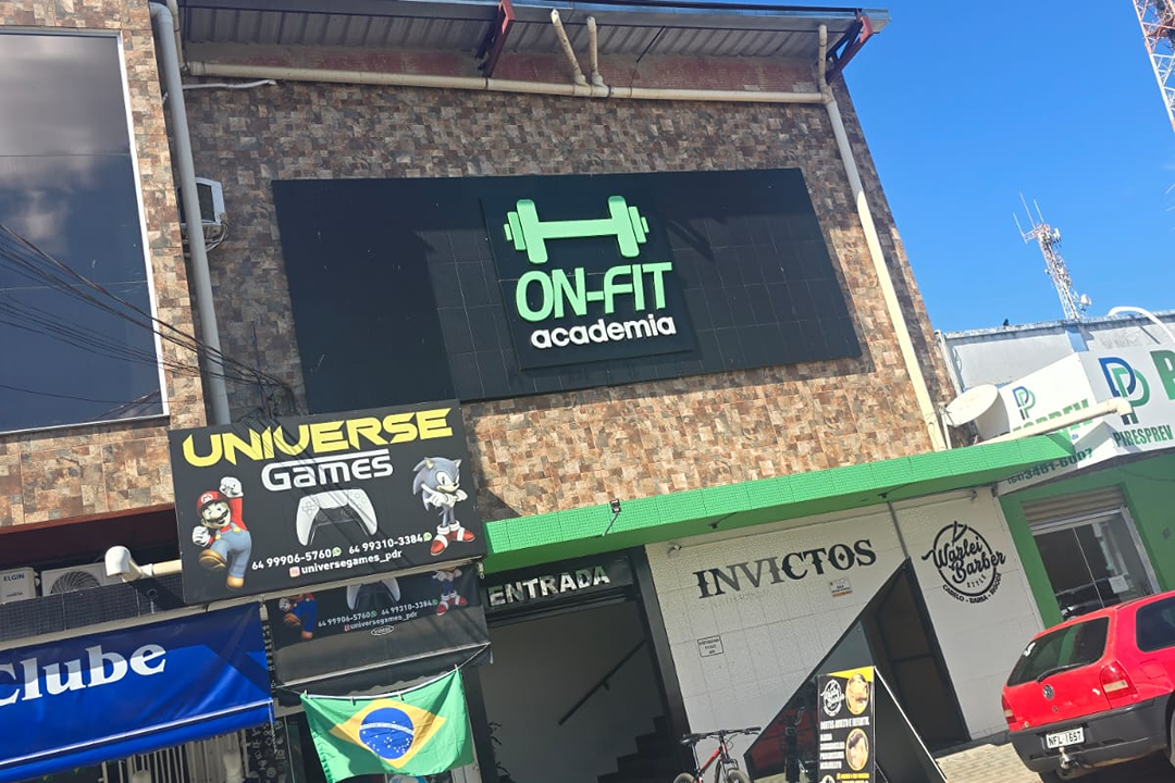 Imagem da estrutura da academia