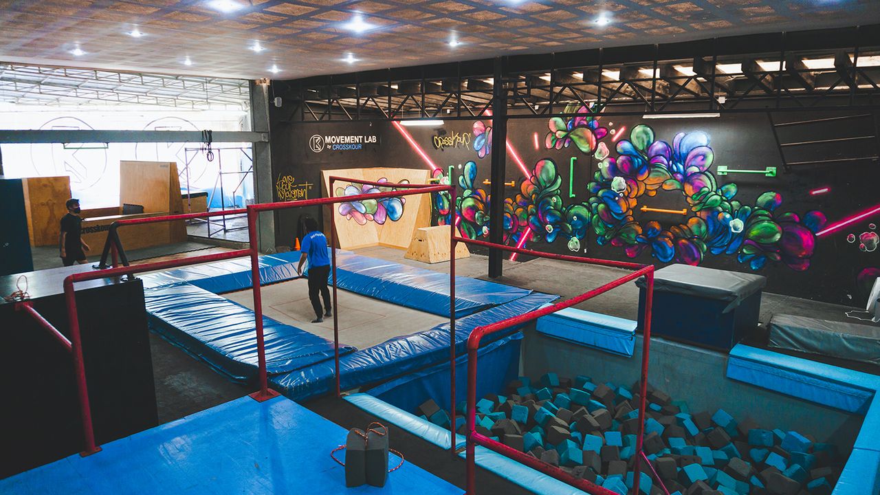 Imagem da estrutura da academia