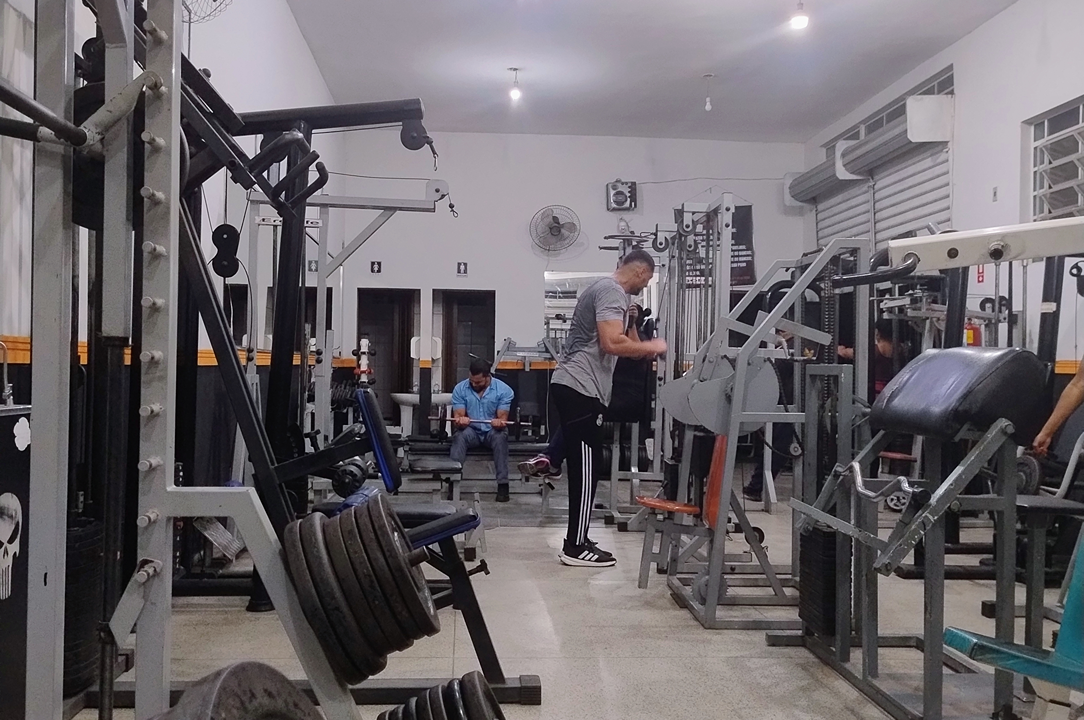 Imagem da estrutura da academia