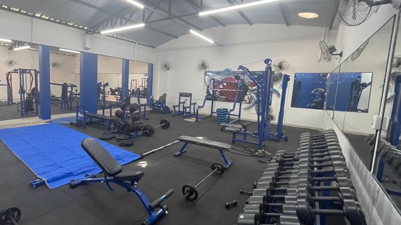 Imagem da estrutura da academia