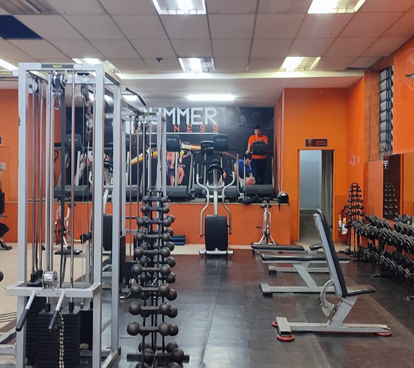 Imagem da estrutura da academia