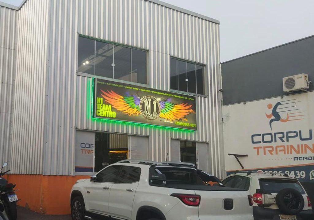 Imagem da estrutura da academia