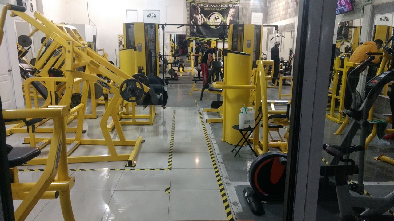 Imagem da estrutura da academia