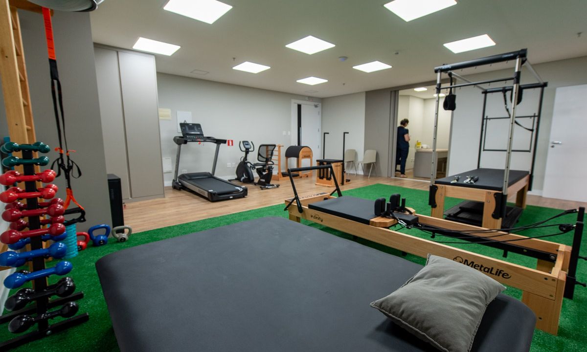 Imagem da estrutura da academia