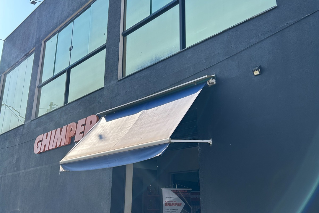 Imagem da estrutura da academia