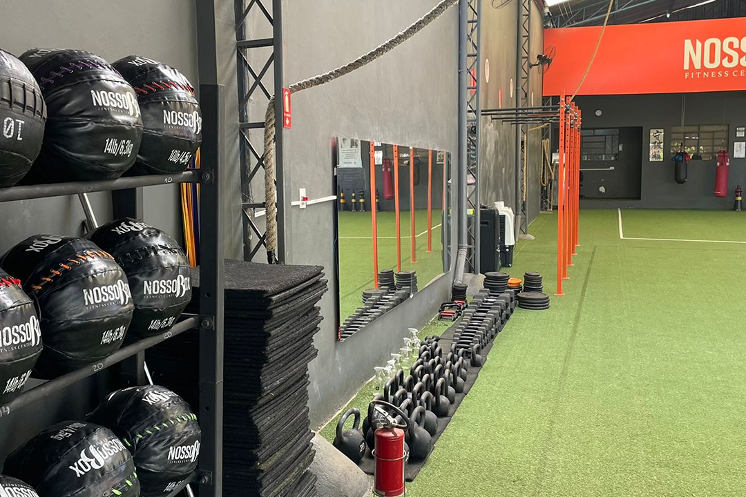 Imagem da estrutura da academia