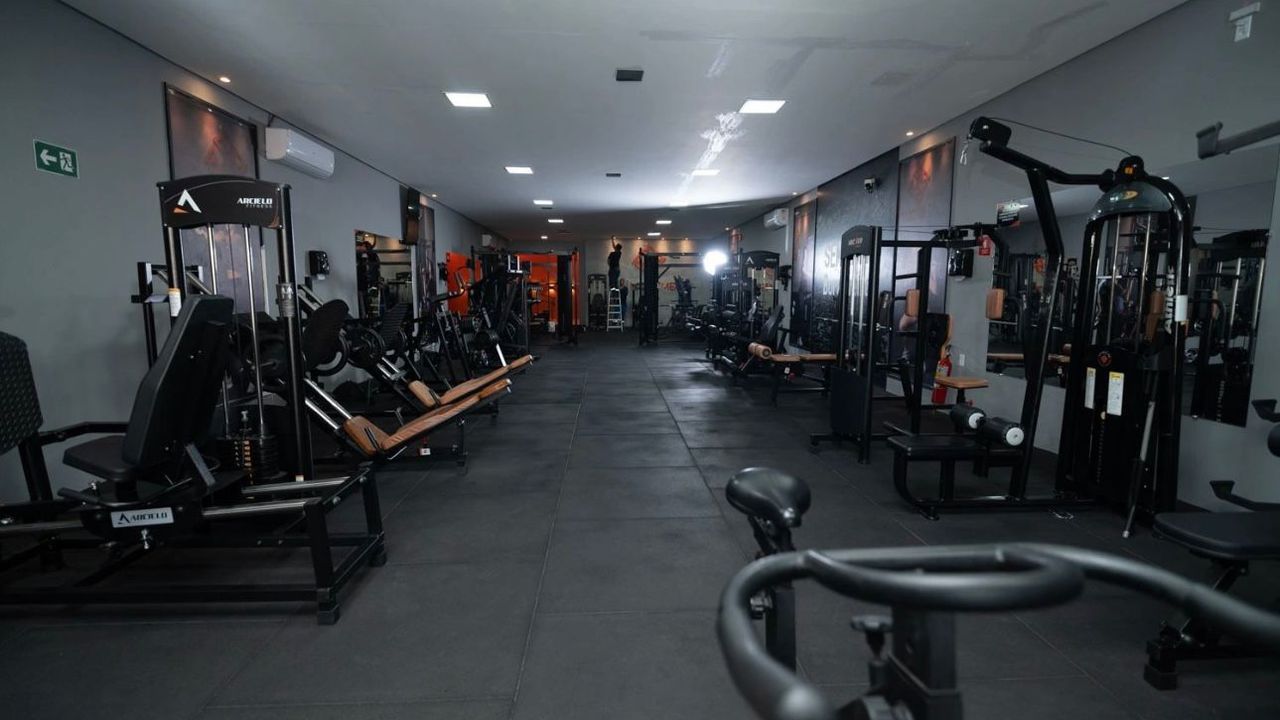 Imagem da estrutura da academia