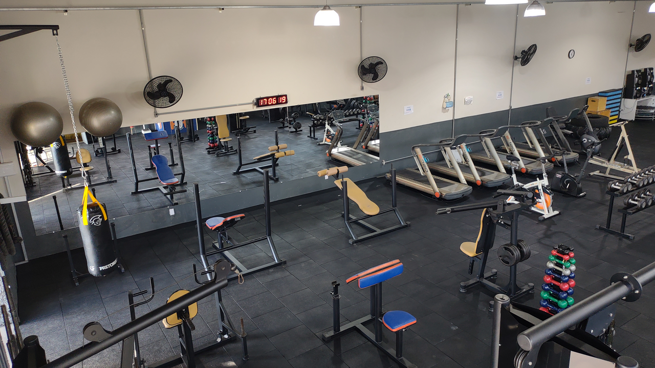 Imagem da estrutura da academia