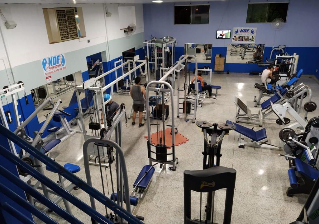 Imagem da estrutura da academia