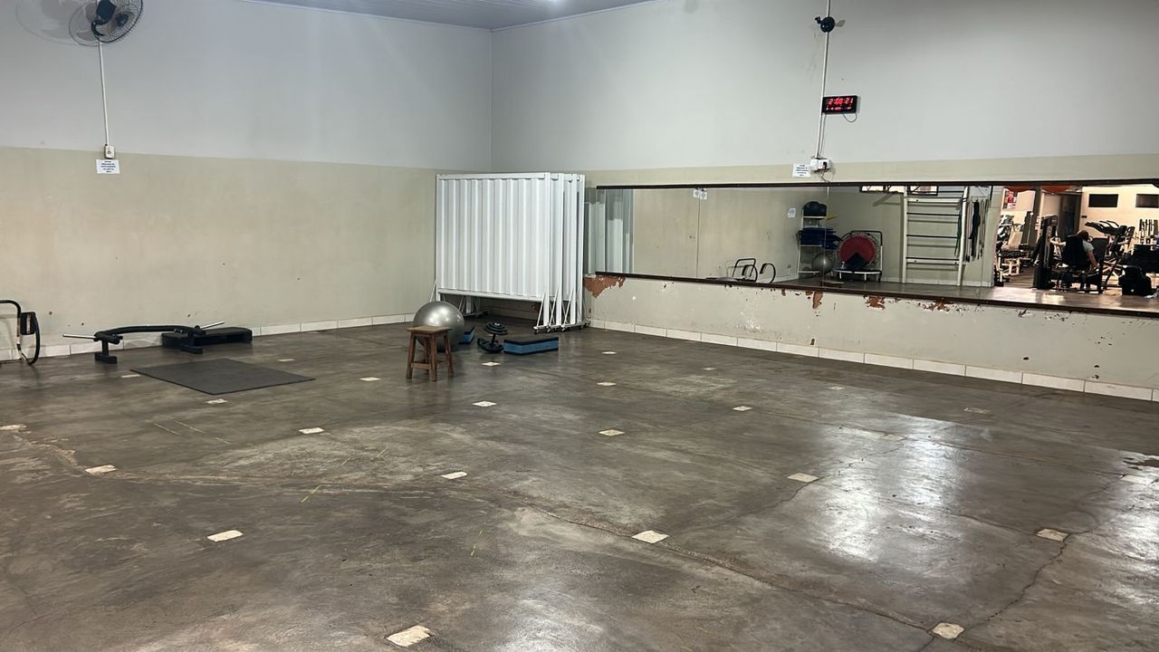 Imagem da estrutura da academia