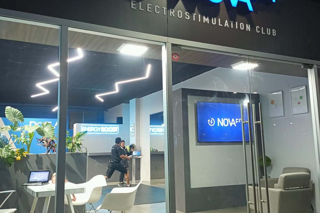 Imagem da estrutura da academia