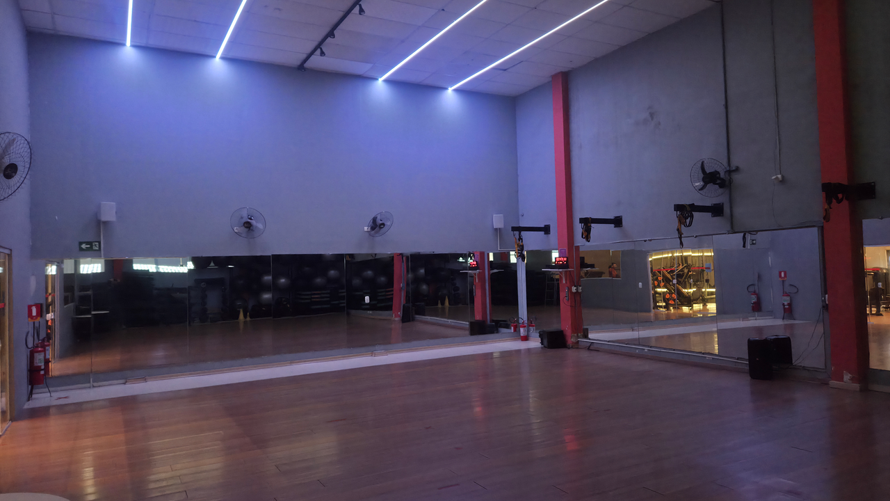 Imagem da estrutura da academia