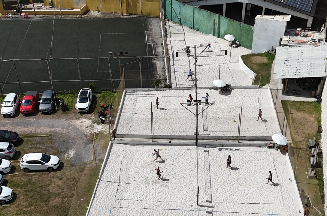 Imagem da estrutura da academia