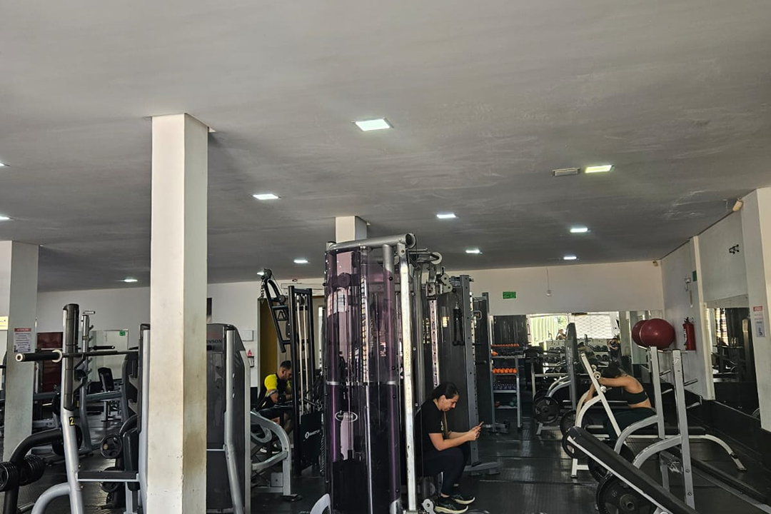 Imagem da estrutura da academia