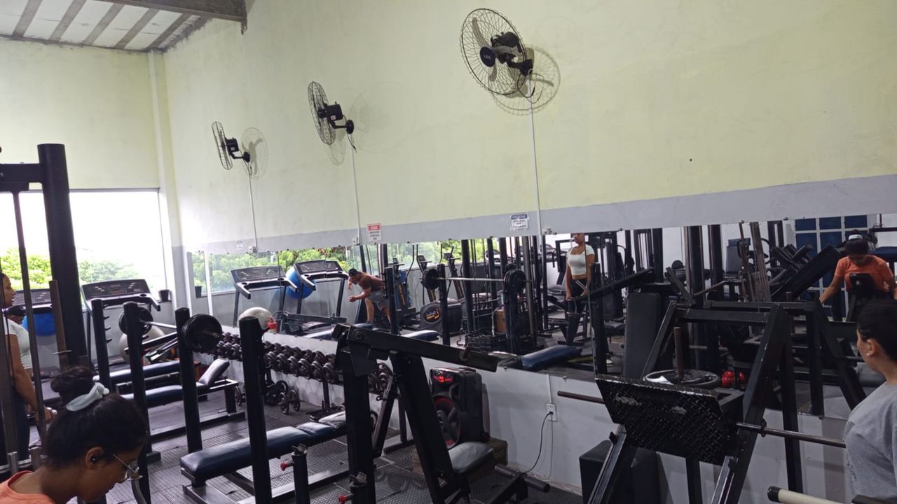 Imagem da estrutura da academia