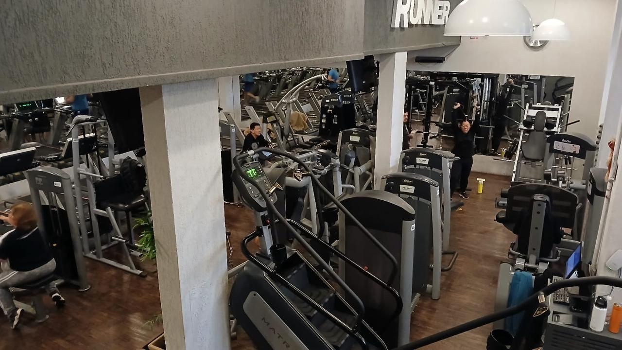 Imagem da estrutura da academia