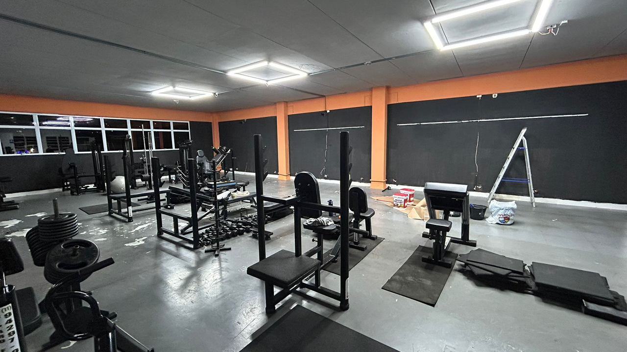 Imagem da estrutura da academia