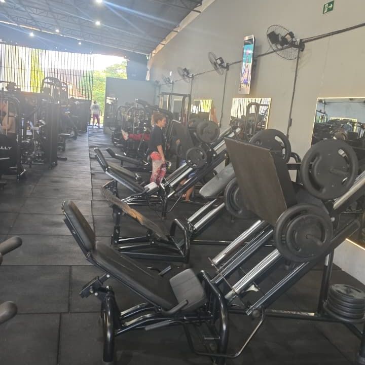 Imagem da estrutura da academia
