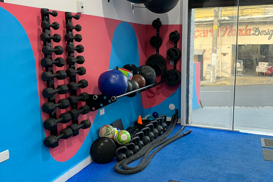 Imagem da estrutura da academia