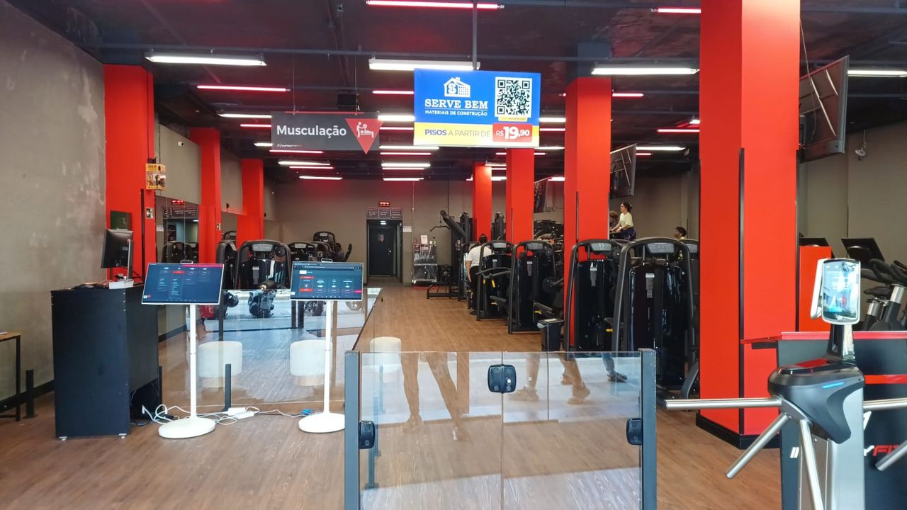 Imagem da estrutura da academia