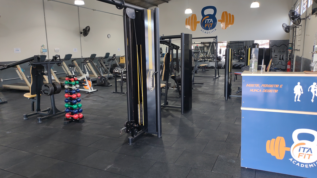 Imagem da estrutura da academia