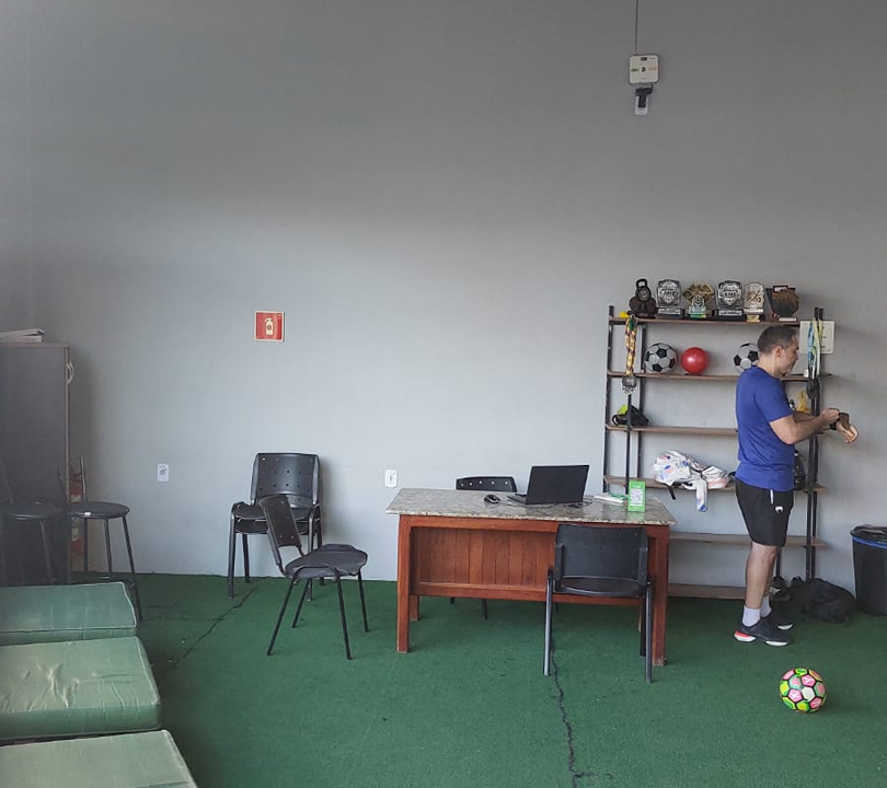 Imagem da estrutura da academia