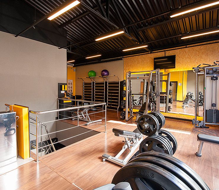 Imagem da estrutura da academia