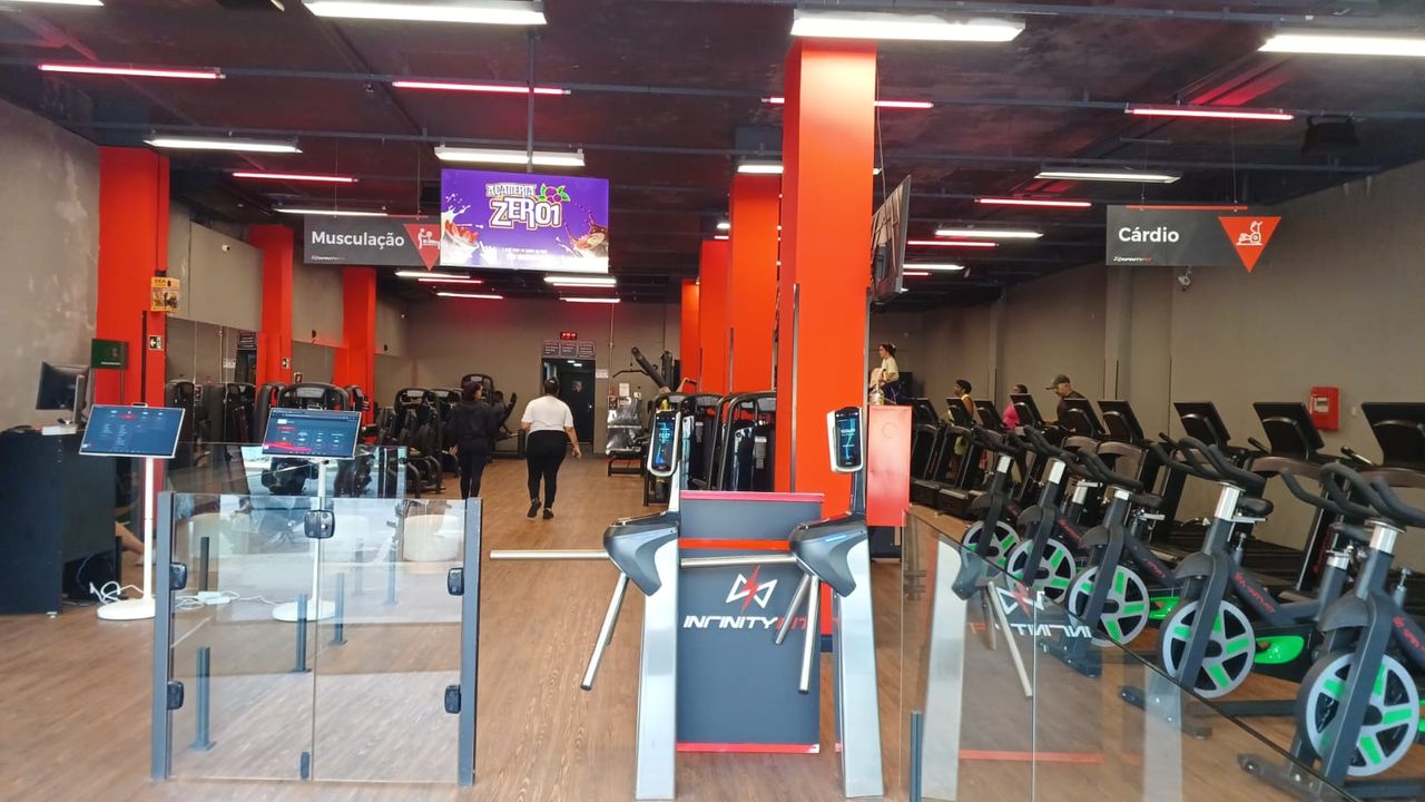 Imagem da estrutura da academia