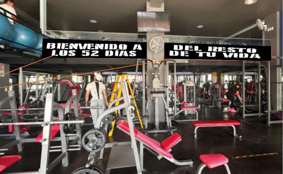 Imagem da estrutura da academia