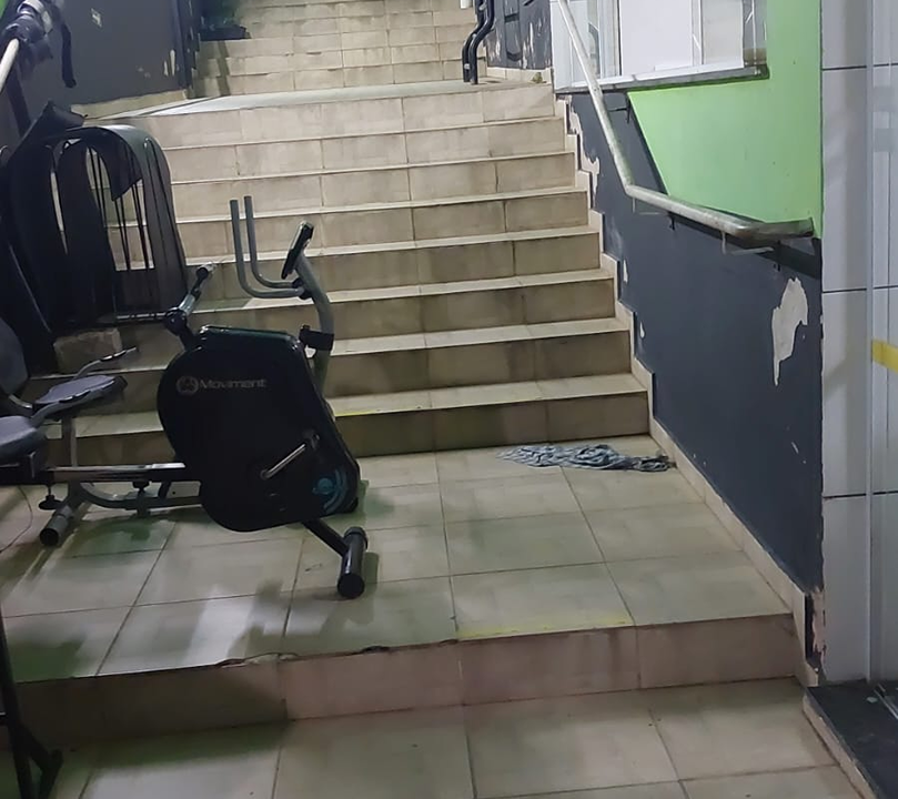 Imagem da estrutura da academia