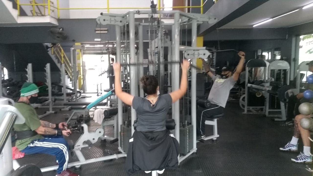Imagem da estrutura da academia