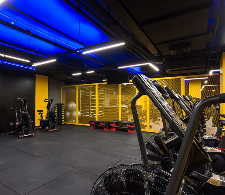 Imagem da estrutura da academia