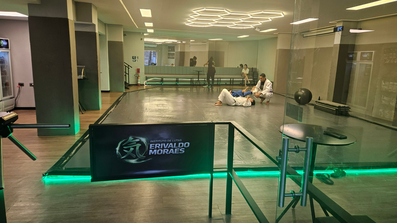 Imagem da estrutura da academia