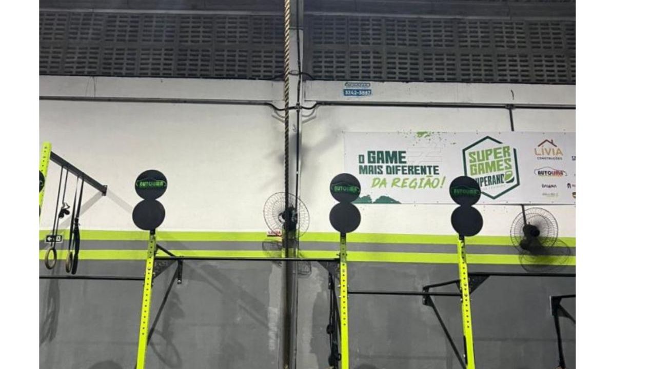 Imagem da estrutura da academia